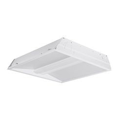 Columbia Lighting RLA24-40MLG-EDU 55W 2'x4' Recessed LED Architectual Luminaire, 4000K, Medium Lumen, Grid Ceiling, 0-10V Dimming, 120-277V