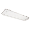 Columbia Lighting XEW4-654-CA-W-24EPU 4' Enclosed and Gasketed High Bay, Six Lamps, 54W T5HO, Clear Impact Resistant Acrylic Lens, Wide Distribution, Electronic Programmed Start Ballast, 120-277V