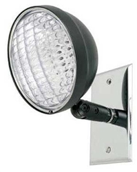 Dual-Lite AHDSW0612 6V, 12W Halogen All Metal Remote Lighting Head, Single Head, White Finish