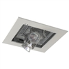 Dual-Lite CLM50H25 Mini-Concealed Recessed Emergency Luminaire Lead Calcium Battery, 25 Watt Halogen