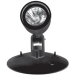 Dual-Lite CPRSB0605 6V, 5W Halogen Decorative Indoor Remote Lighting Head, Single Head, Black Finish