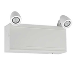 Dual-Lite LM33-03L 33W 6V High Capacity Emergency Light, Lead Calcium Battery, No Self-Diagnostics, White Finish