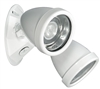 Dual-Lite OCRDW1203L 12V, 3W LED Decorative Outdoor Remote Lighting Head, Wet Location, Double Heads, White Finish