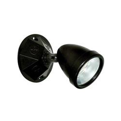 Dual-Lite OCRSB0603L 6V, 3W LED Decorative Outdoor Remote Lighting Head, Wet Location, Single Head, Black Finish