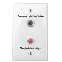 Dual-Lite SPRTS Single-Pole Remote Test Switch/Charge Indicator for Use with Dual-Lite's UFO-3AW, 4W, 5W, 6W, 7W, CF, LP, and LED Series Emergency Battery Packs