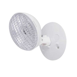 Dual-Lite SRHSW0607 6V, 7.2W Incandescent Standard Remote Lighting Head, Single Head, White Finish