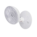 Dual-Lite SRHSW1207 12V, 7.2W Incandescent Standard Remote Lighting Head, Single Head, White Finish