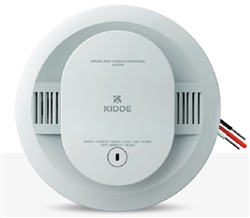 Firex CUACFEX Hardwired Combination Smoke and Carbon Monoxide Detector with Interconnected Alarm LED Warning Lights