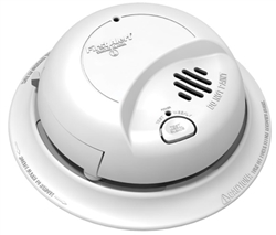 First Alert 9120B 120V AC/DC Hardwired with 9V Battery Backup Ionization Smoke Alarm