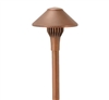 Focus Industries AL-01-LEDP-BRT 12V 4W LED 300 lumens 5.5" China Hat Area Light, Bronze Texture Finish