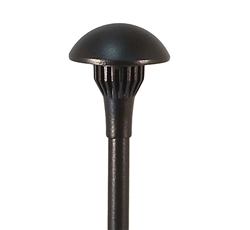 Focus Industries AL-06-SM-LEDP-ATV 12V 4W LED 300 lumens 3.75" Mushroom Hat Area Light, Antique Verde Finish