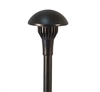 Focus Industries AL-06-SM-LEDP-BAR 12V 4W LED 300 lumens 3.75" Mushroom Hat Area Light, Brass Acid Rust Finish