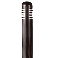 Focus Industries AL-08-LGFL13-BRT 120V 13W 4100K CFL 4.5" Bollard Area Light, Bronze Texture Finish