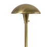 Focus Industries AL-12-LEDP-BRS 12V 4W LED 300 lumens 8" Mushroom Hat Area Light, Unfinished Brass