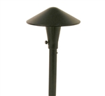 Focus Industries AL-17-AH-ATV 12V 20W T3 Halogen 8" China Hat Area Light, Antique Verde Finish