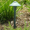 Focus Industries Al-01-BRT-120V 120V Standard China Hat Area Light, Bronze Texture Finish