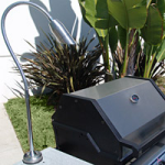 Focus Industries BQ-09-FD-CAM 12V Aluminum Mini Bullet BBQ Flex Light Deck Series with 24" Flex Arm, Camel Tone Finish