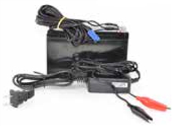 Focus Industries BQFA02 12v Battery w/ 10ft 18/2 Lead Wire & Battery Charger