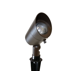 Focus Industries CDL-21-BRT 12V 20W MR16 Halogen Bullet Directional Light, Bronze Texture Finish