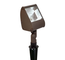 Focus Industries DL-04-BAV 12V 18W S8 Incandescent Directional Floodlight, Brass Acid Verde Finish