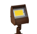 Focus Industries DL-04-LEDP4W-RST 12V 4W LED 300 lumens Aluminum Floodlight, Rust Finish