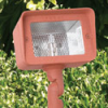 Focus Industries DL-15-H-WBR 12V Directional Mini Floodlight Cast Aluminum Style 35W T4 Halogen, Weathered Brown Finish