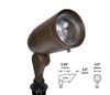 Focus Industries DL-20-AC-MR16-BRT 12V 75W MR16 Halogen Bullet Directional Light with Angle Collar, Bronze Texture Finish