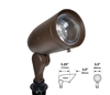 Focus Industries DL-20-AC-MR16-WBR 12V 75W MR16 Halogen Bullet Directional Light with Angle Collar, Weathered Brown Finish