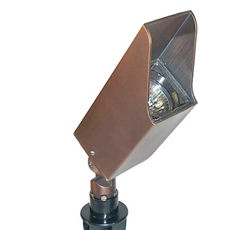 Focus Industries DL-44-WIR 12V 20W MR16 Halogen Square Directional Light, Weathered Iron Finish