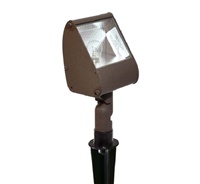 Focus Industries DL04L12BRT 12V 3W Omni LED  Extruded Aluminum Floodlight, Bronze Texture Finish