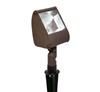 Focus Industries DL04L12WIR 12V 3W Omni LED  Extruded Aluminum Floodlight, Weathered Iron Finish