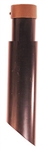 Focus Industries FA-24-MD-CST-POST2-BRS Cast Brass, single 1/2" NPS hole round cap and 16" telescopic post, Unfinished Brass