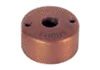 Focus Industries FA-24-MDCST-BAR Brass, single ingle 1/2" NPS threaded round mini canopy, Acid Rust Finish