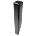 Focus Industries FA-25-BRT 12V Angle Cut ABS mounting pedestal, Cast Aluminum cap, Bronze Texture Powder Coat Finish