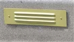 Focus Industries FA523LCRBV Stamped Aluminum 3 Louvers Face Plate, Rubbed Verde  Finish