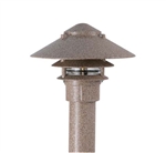 Focus Industries FAL-03-FL13S10-WIR 120V 13W CFL spiral 3 Tier 10" Pagoda Hat, Weathered Iron Finish