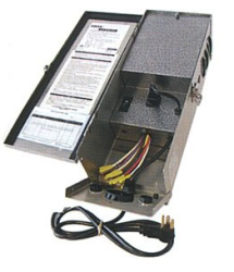 Focus Industries HV-600-SS 600 Watt Hardwired Transformer, Twin Circuit, Multi-Voltage Output Taps 12, 13, 14, 15, 16, 18 and 21V Output Finish