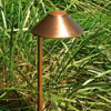 Focus Industries PL-01-BRT-120V 120V Path Light 5.5" China Hat Style, Bronze Texture Finish