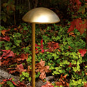 Focus Industries PL-05-WBR 12V Path Light Mushroom Style, Weathered Brown Finish