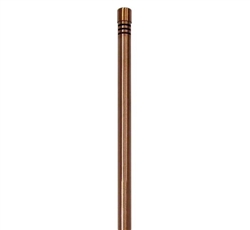 Focus Industries PL-07-XSM-COP 12V 10W T9 Xenon bi-pin Small Bollard Path Light, Unfinished Copper