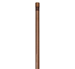 Focus Industries PL-07-XSM-COPWBR 12V 10W T9 Xenon bi-pin Small Bollard Path Light, Copper, Weathered Brown