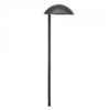 Focus Industries PL05L12BRT 12V 3W Omni LED 5.5" Cast Aluminum Mushroom Hat Path Light, Bronze Texture Finish