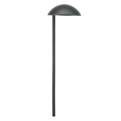 Focus Industries PL05L12BRT 12V 3W Omni LED 5.5" Cast Aluminum Mushroom Hat Path Light, Bronze Texture Finish