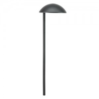 Focus Industries PL05L12CAM 12V 3W Omni LED 5.5" Cast Aluminum Mushroom Hat Path Light, Camel Tone Finish