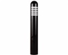 Focus Industries PL07ALUML12WBR 12V 3W Omni LED 3" Diameter Aluminum Mini Bollard, Weathered Brown Finish