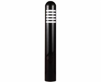 Focus Industries PL07ALUML12WBR 12V 3W Omni LED 3" Diameter Aluminum Mini Bollard, Weathered Brown Finish