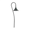 Focus Industries PL12L12STU 12V 3W Omni LED 8" Cast Aluminum Oriental Hat, Stucco Finish