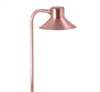 Focus Industries PL16L12COP 12V 3W Omni LED 5.5" Spun Copper Bell Path Light with Copper Side Mount, Copper Finish