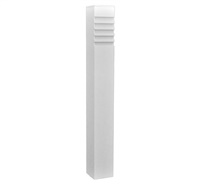 Focus Industries PL22L12CAM 12V 3W Omni LED Square Aluminum 180 Degree Bollard Path Light, Camel Tone Finish