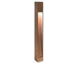 Focus Industries PL2334L12BRT 12V 3W Omni LED 34" Aluminum Bollard Path Light, Bronze Texture Finish